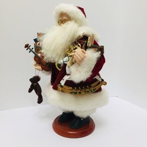 Detailed Fabric Santa Claus Collector 16